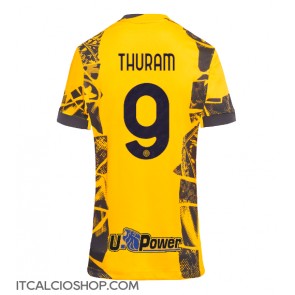 Inter Milan Marcus Thuram #9 Terza Maglia Femmina 2024-25 Manica Corta